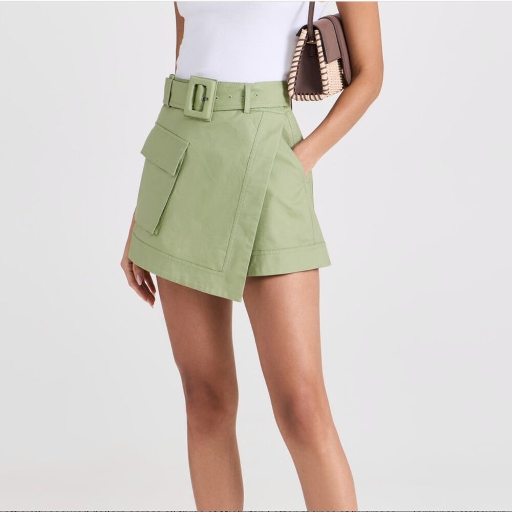 SIMKHAI Lizette Belted Skort